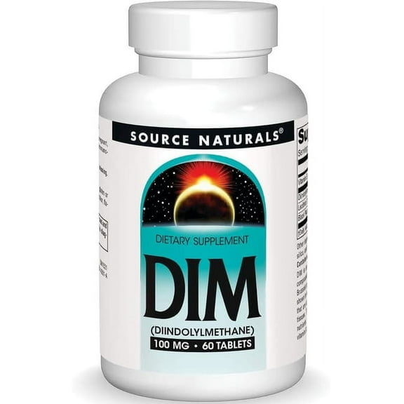 Source Naturals Dim (Diindolylmethane) 100 mg 60 Tabs