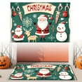 thumbnail image 1 of BKER Cute Santa Welcome Door Mats Merry Decorative Doormat For Front Door Merry Doormat Non Slip Floor Rug For Entrance Winter Doormat For Indoor Outdoor, 1 of 4