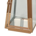thumbnail image 4 of Noble House Peregrine Modern Stainless Steel Lantern Set in Rose Gold, 4 of 13