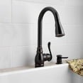thumbnail image 2 of Moen Anabelle One Handle Bronze Pull-Down Kitchen Faucet, 2 of 10