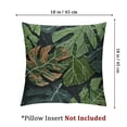thumbnail image 4 of BANET  Forest Green Throw Pillow Cover Set of 2, Camouflage Pattern of Palm Leaves Tropical Nature Themed Foliage, Decorative Square Covers for Couch Bed &amp; Sofa,Sage Green Pale Green 12x12in, 4 of 7
