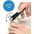 thumbnail image 3 of EZ Grip 360 Degree Rotary Stainless Steel Sharp Blade Fingernail Toenail Clipper, Trimmer And Cutter, 3 of 5