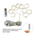 thumbnail image 1 of 300 LED Cortina de luces de hadas Cadena de luz con control remoto para la decoración del dormitorio del jardín del hogar del banquete de boda Muyoka Hogar, 1 of 2