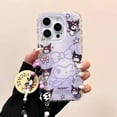 thumbnail image 2 of Korean Cute Kuromi Kawaii Star Purple Phone Case For iPhone 11 12 13 14 15 16 Pro Max XR XS MAX 7 8 Plus Mini Lovely Y2K Cover, 2 of 5