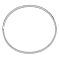 thumbnail image 2 of 14K White Gold bracelet Bangle 7.5 in 4 mm High Polished 4.0mm Hinged, 2 of 3