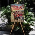 thumbnail image 4 of Be My Valentine's Doberman Pinscher Truck Full of Love Flower Balloon Vertical Matte Canvas Poster Doberman Dog Lover Gifts Wall Art Home Decor - 02029, 4 of 5