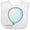AA-White, variant on Inktastic Blue Balloon Boys or Girls Baby Bib
