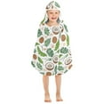 thumbnail image 7 of Toddler Hooded Beach Towel 24x50 Kids Bath Towels Soft Quick Dry for Swim Pool Boys Girls Coconut Tropical Palm Leaves, 7 of 7
