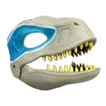 thumbnail image 3 of Máscara de dinosaurio Salvador de Halloween con mandíbula móvil Látex Tyrannosaurus Rex, 3 of 8