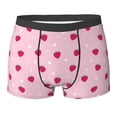 thumbnail image 6 of Men's Boxer Briefs, Cute Strawberry Ice Cream Lover Soft Comfy Mens Underwear Boxer Briefs Breathable With Widen Waist, 6 of 7