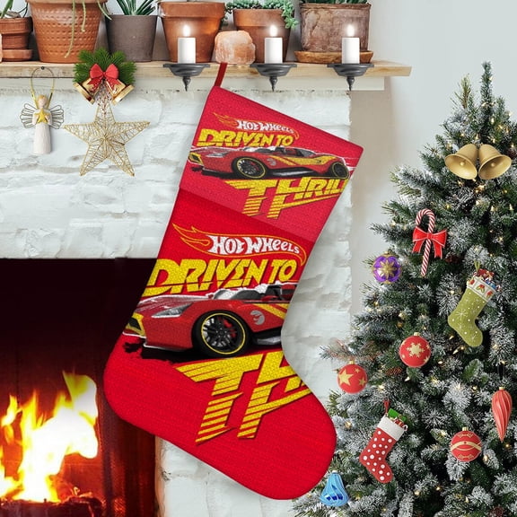 Hot Wheel Themed Christmas Socks
