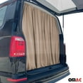 thumbnail image 5 of Trunk Tailgate Curtains for GMC Savana Beige 2 Privacy Curtains, 5 of 9