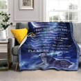 thumbnail image 4 of Husband Blankets from Wife Throws Blanket for Best Husband Gifts Birthdays Anniversary Wedding Gifts Fathers Day Blanket Bedding Travel, 4 of 6