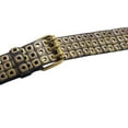 thumbnail image 5 of Defitshape Women's Metal Adjustable Grommet Belts Faux Leather Belt Steampunk Fashion Buckle Cyberpunk Groove Belt Black Gold X-Small-Large, 5 of 5