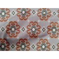 thumbnail image 4 of oneOone Cotton Poplin Fabric Diamond & Swirl Ikat Decor Fabric Printed BTY 56 Inch Wide, 4 of 4