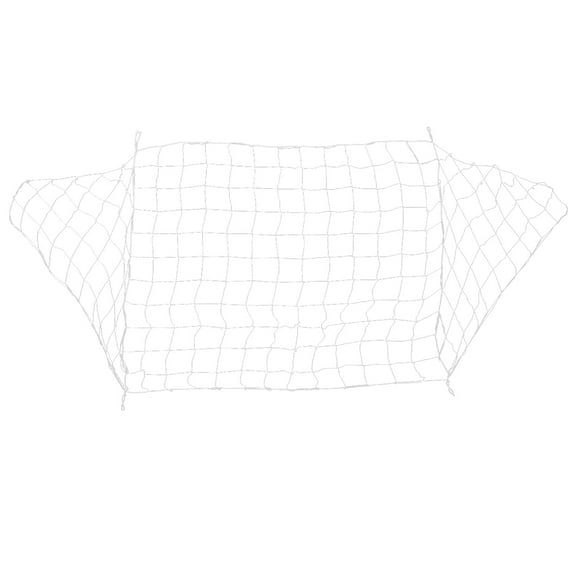 BESTONZON White Polypropylene Soccer Net Flexible and Lightweight for Sports Training