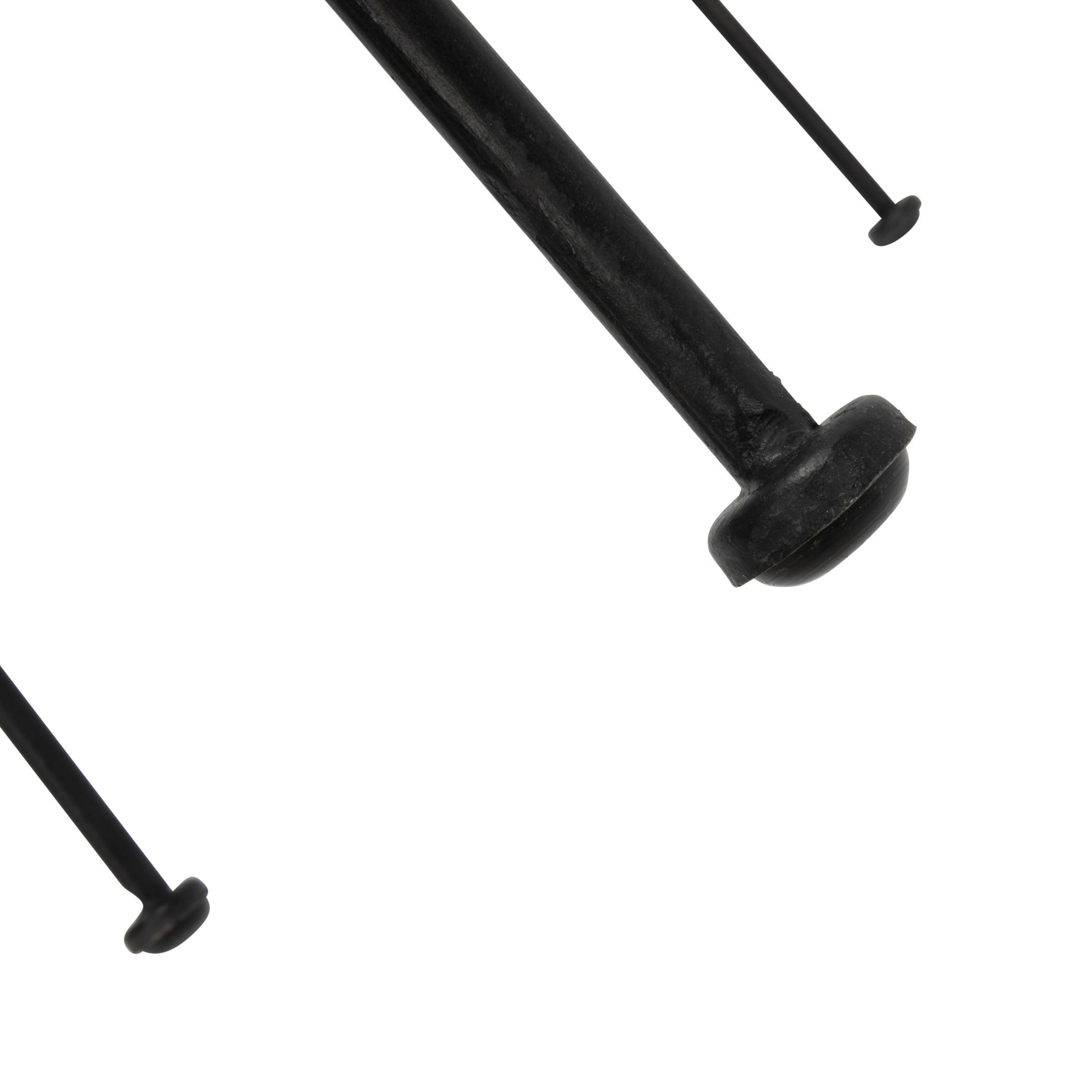 Bloomingville Chic Rattan Bar Stool with Metal Frame, Black