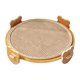 thumbnail image 3 of Cama para dormir, alfombrilla para rascar para gatos, tablero rascador para descansar y entrenar Estera redonda de sisal, 3 of 9