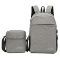 thumbnail image 1 of Coofit Laptop Backpack USB Earphone Hole Casual Backpack Travel Backpack with Purse, 1 of 10