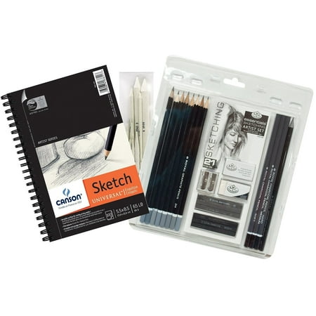 sketching pencil set sketch paper pad stumps and tortillions