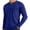 14# Blue, variant on Mens Long Sleeve Henley Shirt Soft Polyester Moisture Wicking UPF 80 Casual Basic Tee Brown 3XL