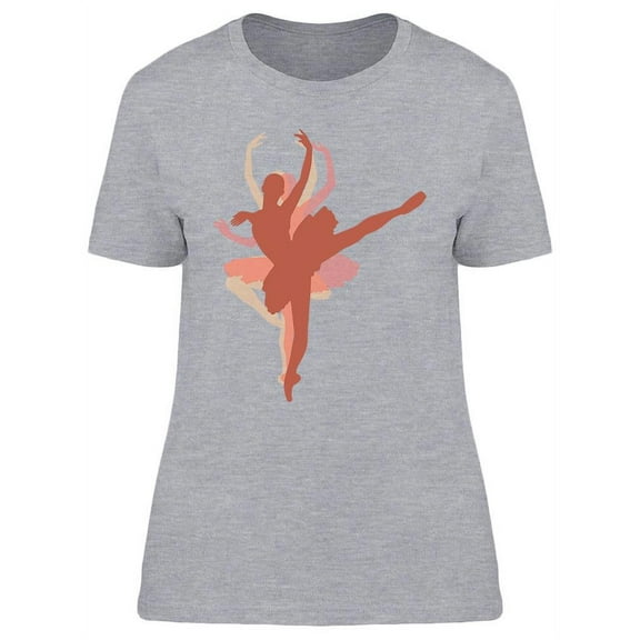 Dancing Ballet Dancer Pose T-Shirt Women -Image by Shutterstock, Female XX-Large