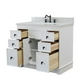 thumbnail image 3 of BELLATERRA HOME LLC 39 in. Single Sink Vanity in White finish with Engineered Quartz Top, 3 of 19