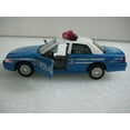 thumbnail image 4 of 5" Kinsmart Ford Crown Victoria Police Interceptor 1:42 diecast model toy fun BLUE, 4 of 4
