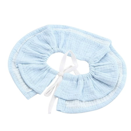 

Baby Feeding Drool Bib Collar Decoration Solid Color Saliva Towel Soft Cotton Crepe Gauze Scarf Burp Cloth for Newborn Toddler Gifts