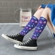 thumbnail image 5 of Fotbe Space Calcetas Divertidas Estampadas para Hombre y Mujer, Calcetas de Algodón hasta la Rodilla para Caminar, Correr, Enfermería y Embarazo, 5 of 6