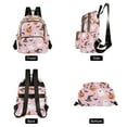 thumbnail image 4 of FORMRS Mini Backpack Purse for Women Quilted Travel Daypack Casual Shoulder Bag, Pink Halloween Ghosts, 4 of 7