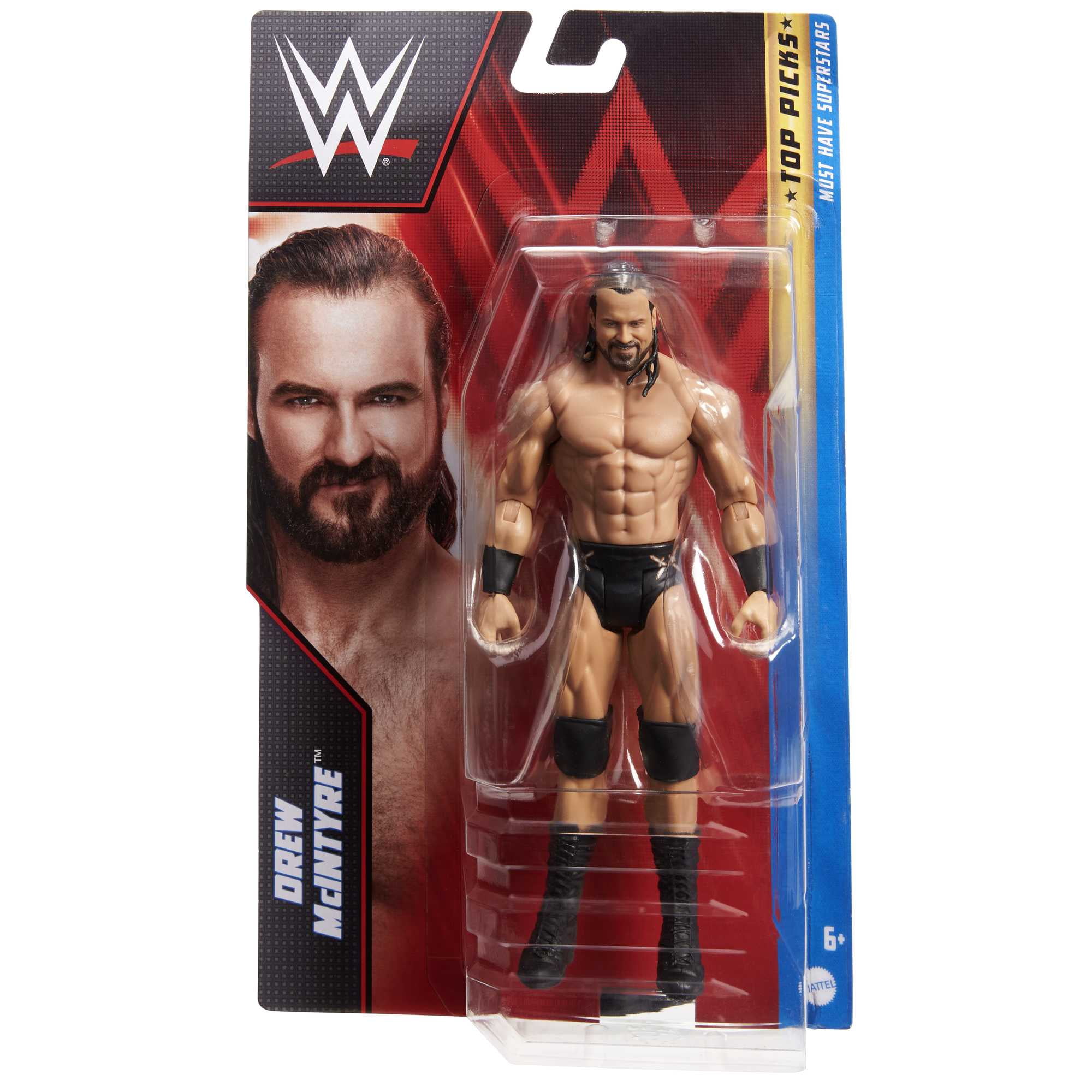 WWE Top Picks Action Figures, 6-inch Collectible for Ages 6 Years Old & Up