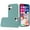 Teal, variant on For iPhone 16 6.1 inch Classy Slick Chromed Around Hybrid Case Cover - Red