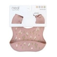 thumbnail image 2 of Neat Solutions Girl Scalloped Edged Infant Silicone Bib, 2 of 5