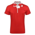 thumbnail image 4 of LIFEGUARD RED CROSS Men Zipper T-shirt Summer Casual Short Sleeve T-shirt Top, 4 of 7