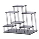 thumbnail image 1 of Soporte de Exhibición de Acrílico, Soporte de Almacenamiento, Organizador, Estante de Exhibición Vertical para Figuras de Muñecas, Coleccionables de J , Negro L Macarena Soporte de exhibición, 1 of 8