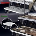 thumbnail image 6 of Yuyamidu Daisy RV Step Cover Board RV Carpet for Steps Universal RV Step Rug 4 Pcs RV Stair Covers Carpets with Hook and Loop Non-Slip RV Accessories, 6 of 7