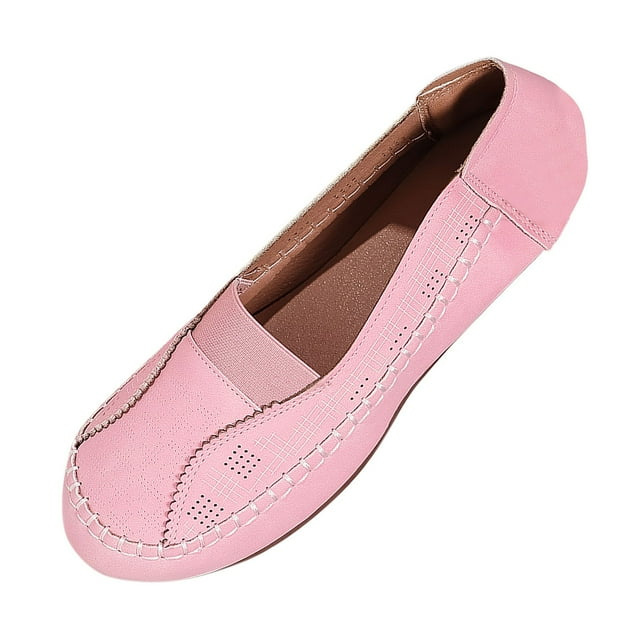 Chaussures de Travail Confortables Mocassins Légers Décontractés pour Femmes - Chaussures Plates de Travail Extérieures Chaussures Décontractées pour Femmes