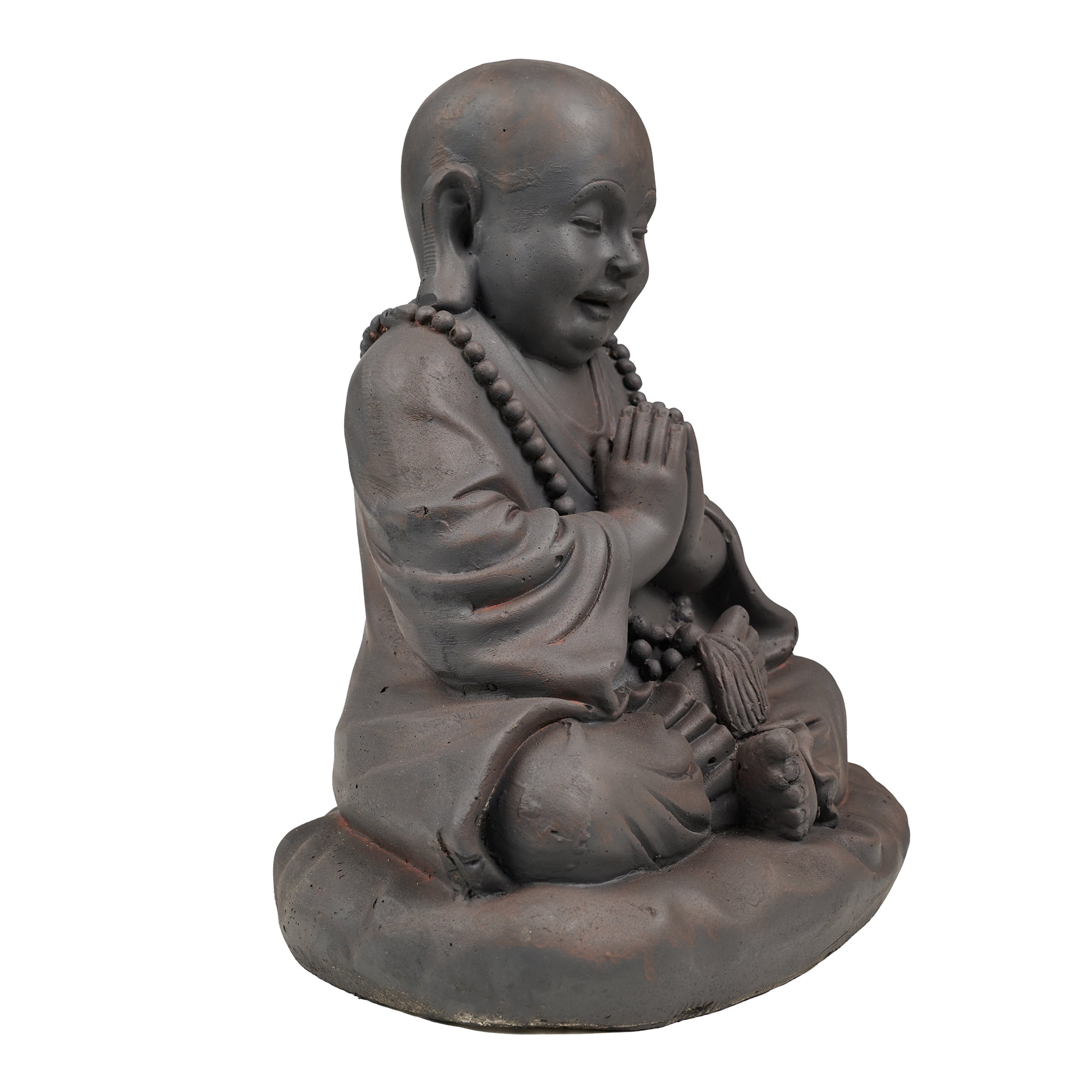 Hi-Line Gift Resin Buddha Sculpture, Black