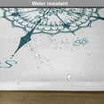 thumbnail image 6 of Ambesonne Compass Place Mats Set of 4, Floral Design Drawing, Standard Size, Cream Dark Green, 6 of 6