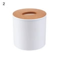 thumbnail image 2 of Travelwant Wood Tissue Box Cover for Disposable Paper Facial Tissues, Wooden Rectangular Tissue Box Holder for Storage on Bathroom Vanity, Countertop, Bedroom Dresser, 2 of 6