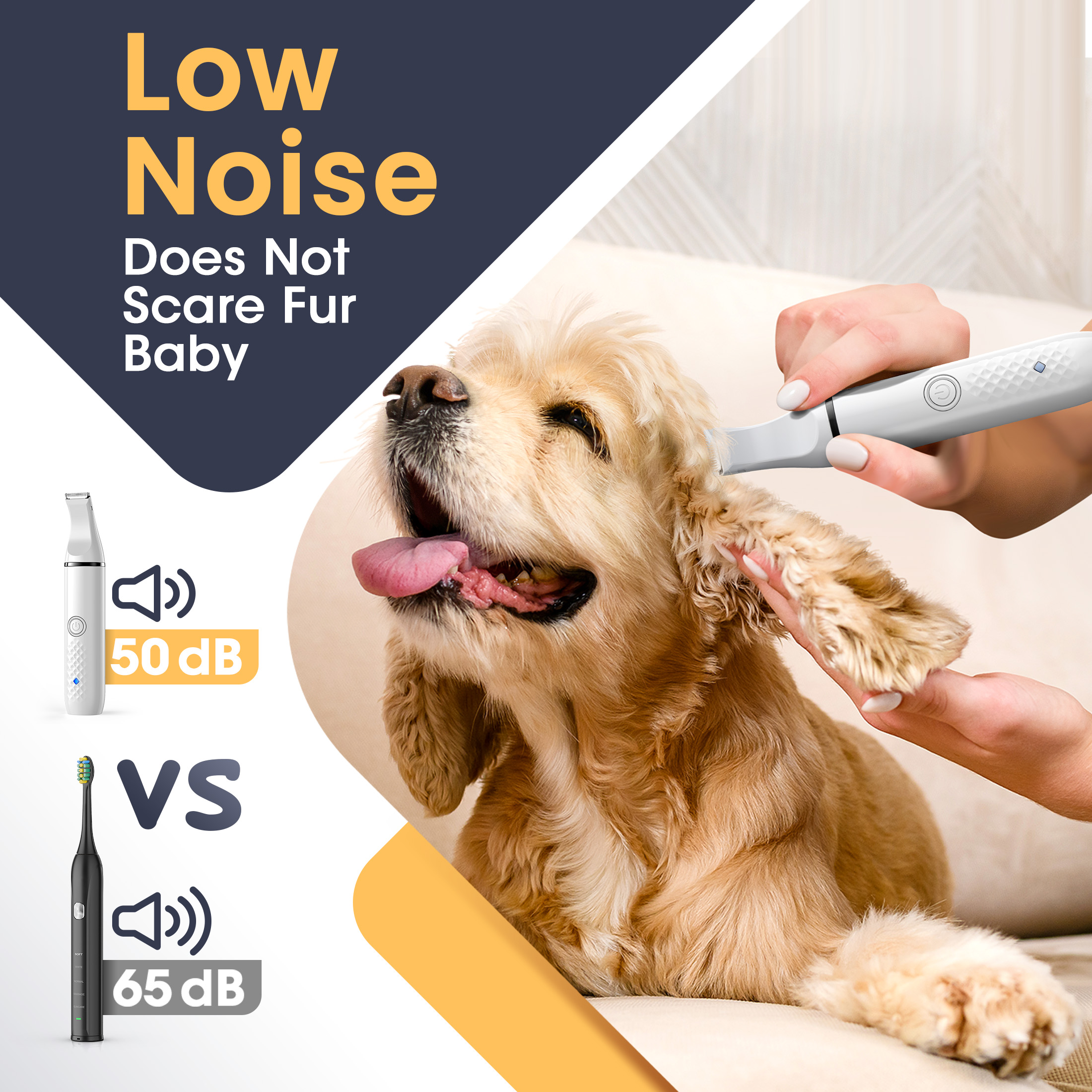 Oneisall N10 Dog Paw Trimmer with 2 Speed photo 2