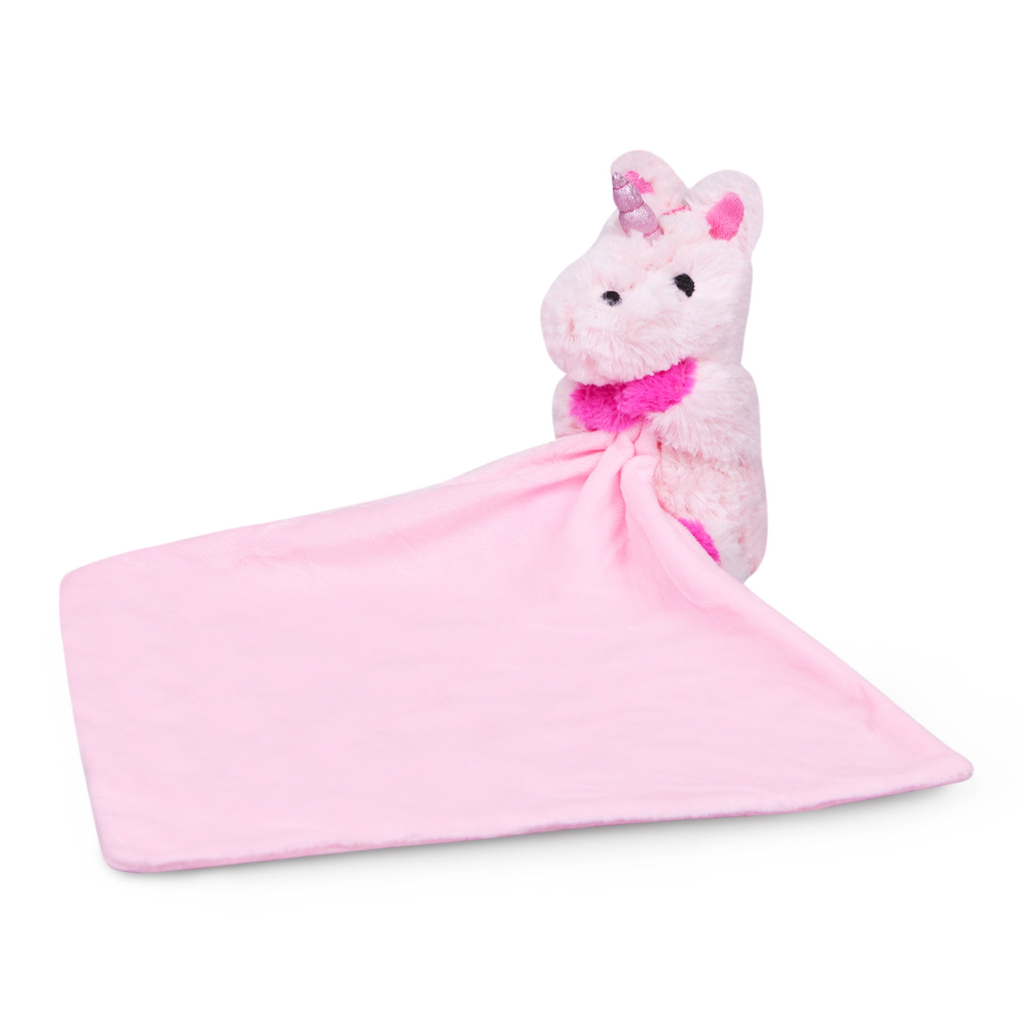 Baby Blanket Pink Unicorn Comforter and Rattle Baby Girl Hamper Basket with Baby Clothes Baby Box Shop Newborn Essentials