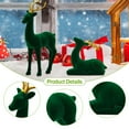 thumbnail image 6 of 2 Pieces Reindeer Figurines Deer Statues Tabletop Ornaments Soft Flocked Resin for Living Room Bedroom Home Decor, 6 of 9