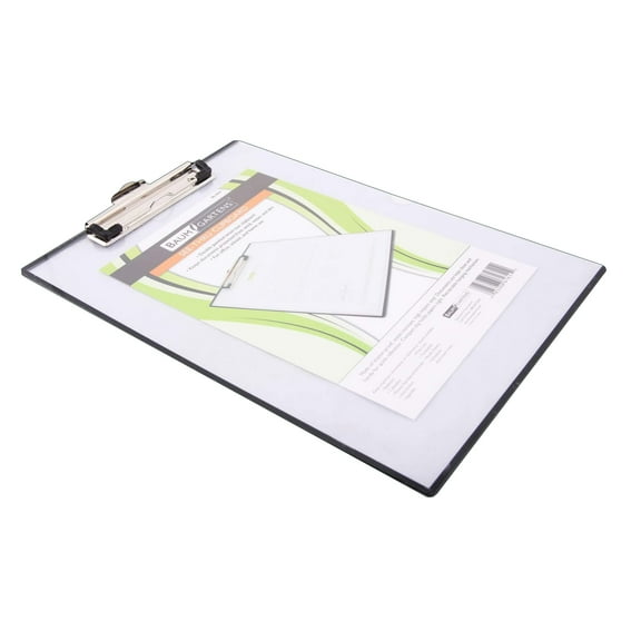Mobile OPS Quick Reference Clipboard, 1/2" Capacity, 8 1/2 x 11, Clear