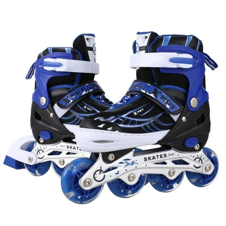 Studiostore Unisex PU Wheel PP Material Inline Skate Indoor Outdoor Roller Children Tracer Adjustable Inline Skate STDTE