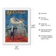 thumbnail image 2 of The Great Jansen - America’s Greatest Transformist - The American Beauty - Vintage Magic Poster c.1920 - Japanese Unryu Rice Paper Art Print (Unframed) 12 x 16 in, 2 of 4