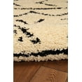 thumbnail image 4 of Moroccan Atlas Ivory Rug 3x5 Shag Distressed Geometric Modern Floor Covering, 4 of 6