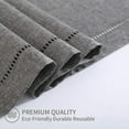 thumbnail image 4 of GFDYREE Decorative Linen Table Runner Farmhouse Style Tabletop Collection 14 x 72 Inches Table Runners for Everyday Dining Wedding Party Holiday Home Decor (14" x 72", Grey/Straight), 4 of 7