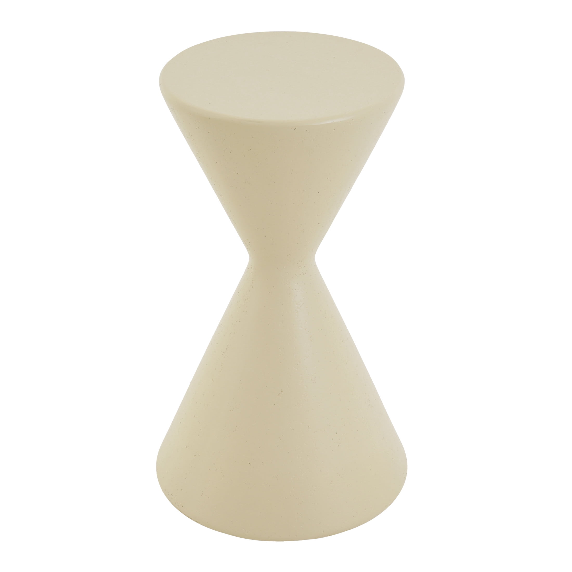 Christopher Knight Home 22.3"H Modern Round Garden Pedestal, Indoor Outdoor MGO Plant Stand, Beige
